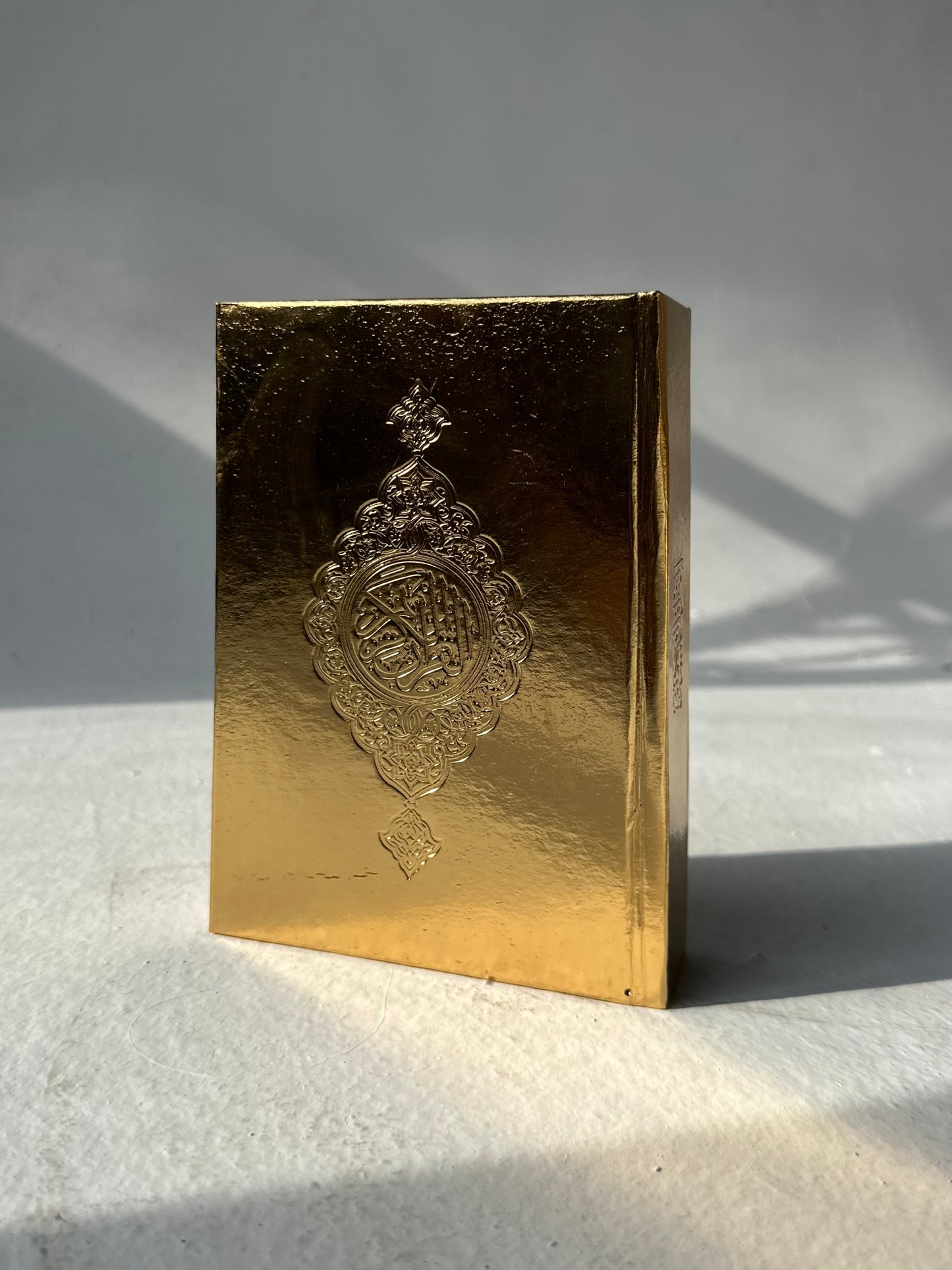 Small Scented Gold Qurani + Bag - KATB KETAB